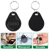 MktStleat100pcs Black 26 bit Keyfobs Proximity Fob Works with Prox