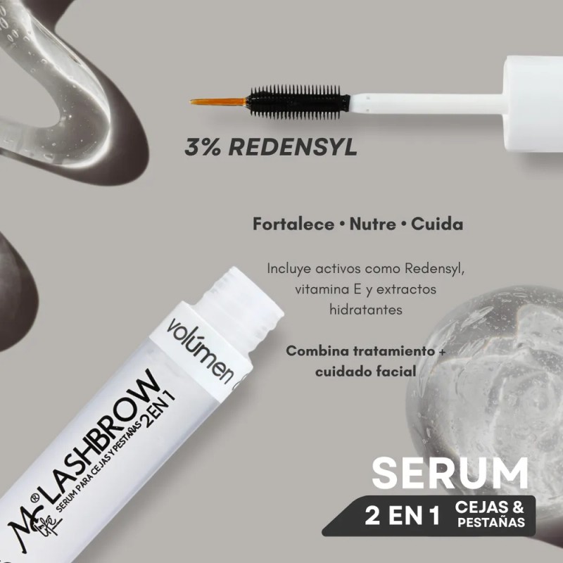 Kit Serum Pestaas Cejas Roll On Ojos Mc Life Regalo