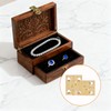 8Pcs Mini Hinges,Small Box Hinges,Mini Solid Brass Cabinet Drawer Butt