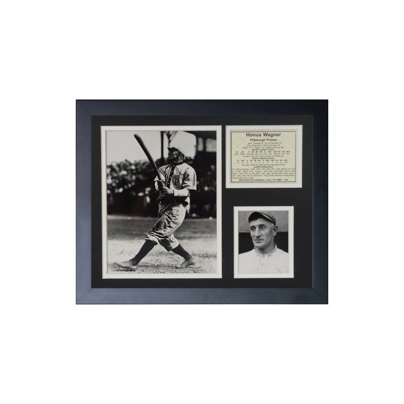 Legends Never Die "Honus Wagner Framed Photo Collage, 11 x