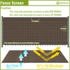 FLORALEAF 5' x 28' Brown Fence Privacy ScreenCommercial Outdoor Backyard