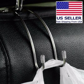 Unbranded Car Seat Front Back Headrest Hooks Coat Purse Clothes Hanger Holder Organizer