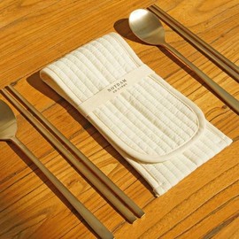 Notdam Quilted Cutlery House for 2 people / 놋담  누빔 수저집 2인