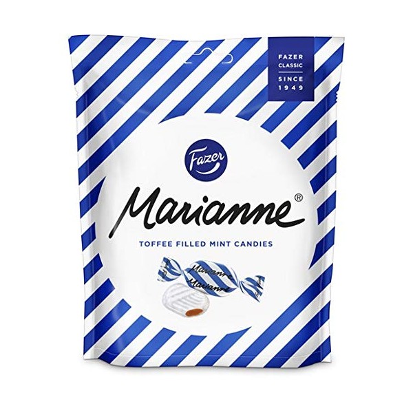 Fazer Marianne Toffee peppermint Candy 4 Packs of 220g