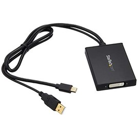 StarTech.com Mini DisplayPort to Dual-Link DVI Adapter - USB Powered - Dual Link Connectivity - Black - DVI Active Display Converter (MDP2DVID2)