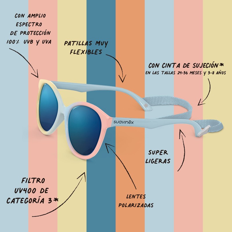 SUAVINEX Boys Gafas de Sol Sunglasses Blue 2-3 Years