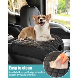 Center Console Cover Armrest Lid Cover Compatible with Ford F150 F250 F350 F450 Expedition Accessories 2015-2020, Arm Rest Cover Only for Bucket Seat Console (15-20 F150 Bucket SEAT)