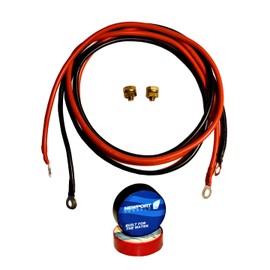 Newport 5ft Trolling Motor Battery Cable Extension Kit – 8AWG Marine-Grade Wire – Includes Connectors, Terminals & Heat Shrink – Compatible with All Newport Motors