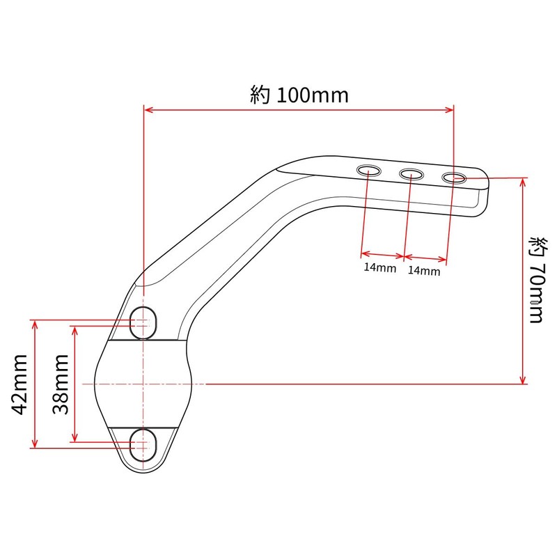 ZETA Racing KTM/HUSQVARNA '14-/GASGAS '21- Handguard Mount, Bar Clamp Type,
