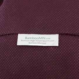 BambooMN Activated Bamboo Charcoal Air Purifier - 250g Burgundy - 3 Bags