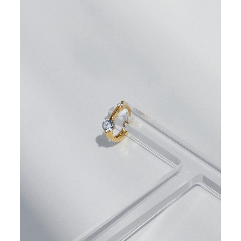 Gold & Deer 14K GF Double Cubic Mini One-Touch Ring