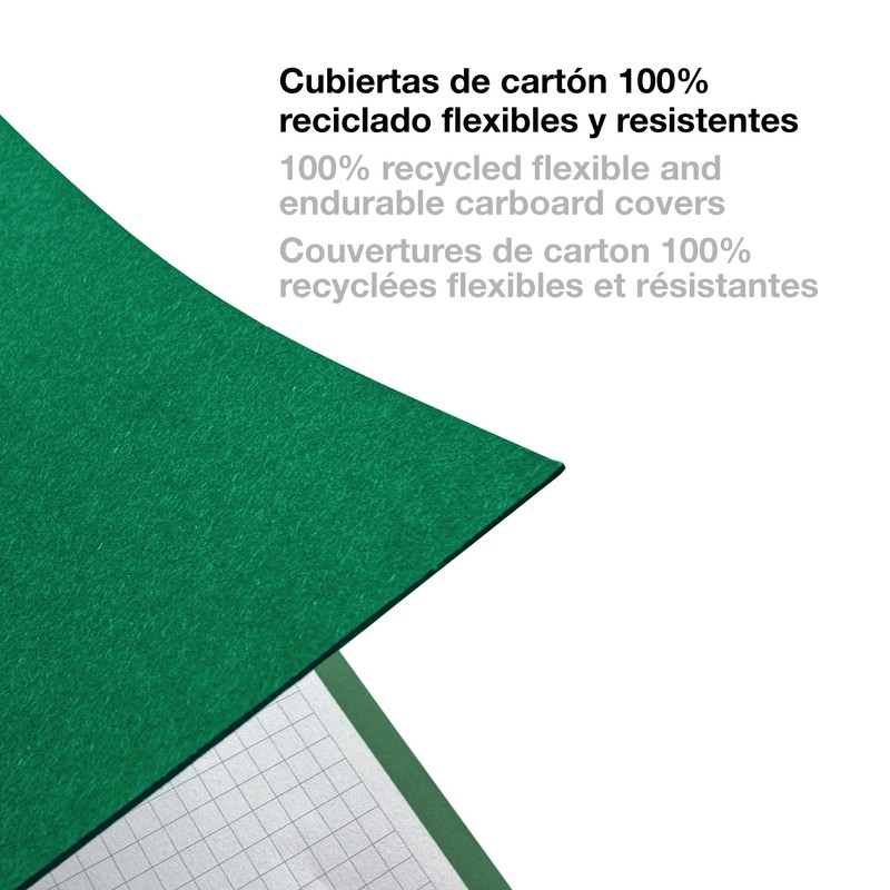 Miquelrius - Be Eco A4 Notebook, 80 Sheets 90gsm Dots,