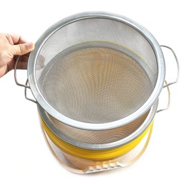 Fine Mesh Strainer - 60 Mesh 316 Stainless Steel Paint Filter Emulsion Honey Funnel Cover Fits 5 Gallon Bucket