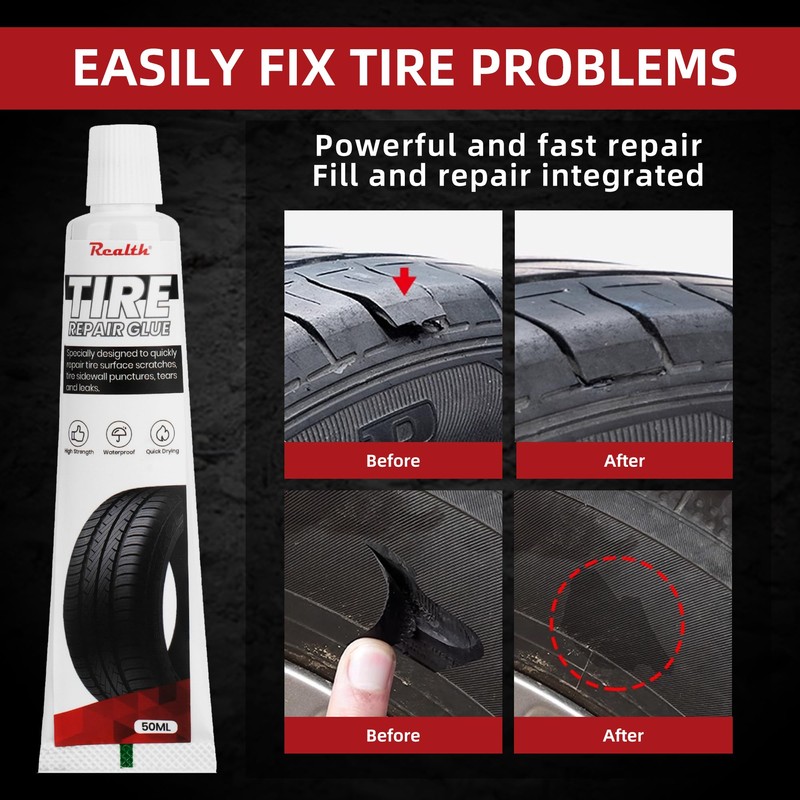 Tire Repair Glue 100ml, Tire Repair Kit, Tire Repair Rubber