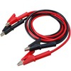 Greluma 2 x Crocodile Clip Test Leads, Double-Sided Crocodile Wire
