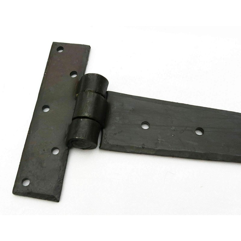Hand Forged Tee Hinge Strap Hinge Beeswax - Penny End
