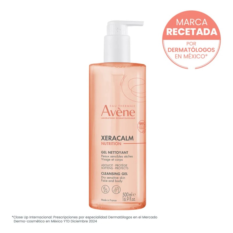 Avène Xeracalm Nutrition Gel Limpiador 500ml