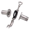 DERNORD 2 Pcs Sanitary Male Threaded Ferrule Pipe Fittings +