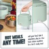 Nostalgia Portable 20-Ounce Electric Heated Lunch Box – Travel Size