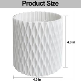 Rotating Large Desk Pen Holder Cute 5 Slots Pencil Rotating Organizer 360-Degree Office Organizers Versatile Home and Classroom Organizer with Makeup Brush Holder for Office School Home Desk Vanity