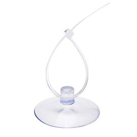 SAVITA 20 Pcs Aquarium Suction Cups Fish Tank Suction Hooks with Removable Hooks and 40 Adjustable Zip Ties for Aquarium Binding Moss, Plants, Shrimp Nest