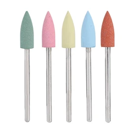 Brocas Torno Uñas Profesional,Olisher Verde de Silicona para Uñas,Brocas de Manicura Rusas,Brocas de Uñas de Silicona,5 Piezas,Juego de Brocas de Goma para Manicura y Pedicura,Accesorios(152)