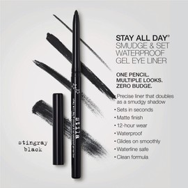 Stay All Day® Smudge & Set Waterproof Gel Eye Liner 0.35g - Stingray Black