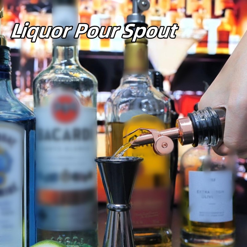 TERESRY Olive Oil Dispenser Spout, Weighted Liquor Pour Spout, Dispenser