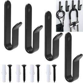 WADY Soportes Horizontales de Snowboard para Montaje En Pared de Metal, 4 Soportes de Pared para Monopatín,Montaje de Pared de Snowboard,Soporte de Pared y Estante de Exhibición para Longboards,Tablas