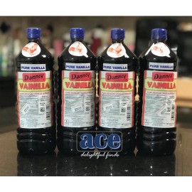 Danncy Four (4) Danncy Pure Mexican Vanilla Extract - Dark Color (1 Liter each)