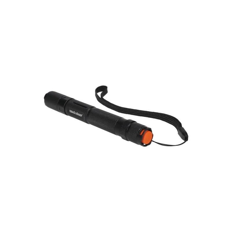 PRO-SAFE Tactical LED Flashlight: Black Aluminum Body, 65 Lumens, Uses