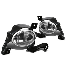 DNA MOTORING FL-HCRV10-CH Front Bumper Fog Light Driver & Passenger Side Enhance visibility [Compatible with 10-11 Honda CRV]