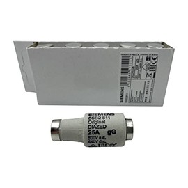 SIEMENS Ingenuity for life – x5 DIAZED fuse inserts, 500 V, 25 A