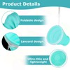 ZFRITP Pack of 2 Old Cups, Folding Cups, Foldable Cups,