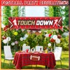 AKAIXI Large 9.8×2 ft Red Yellow and Black Touchdown Banner