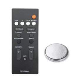 Yamaha Remote for Yamaha Home Audio System ATS-1080 ATS-1070 (with CR2025 Battery)