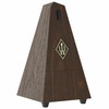 Wittner mechanisches Metronom 855131 Nussbaum-Design mit Glocke mit keepdrum Mikrofasertuch