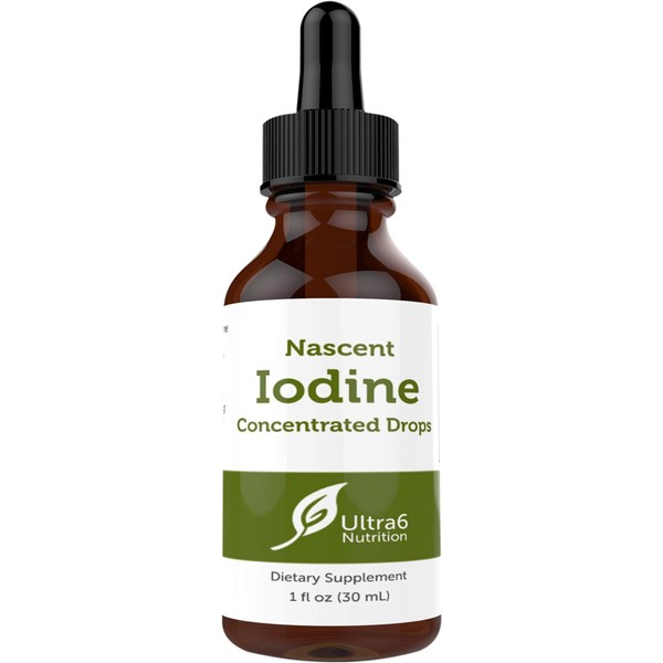 Nascent Iodine Drops for Thyroid Support. A Complete Nascent Iodine Supplement