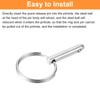 sourcing map 2Pcs 6mmx21mm Quick Release Pins, 316 Stainless Steel