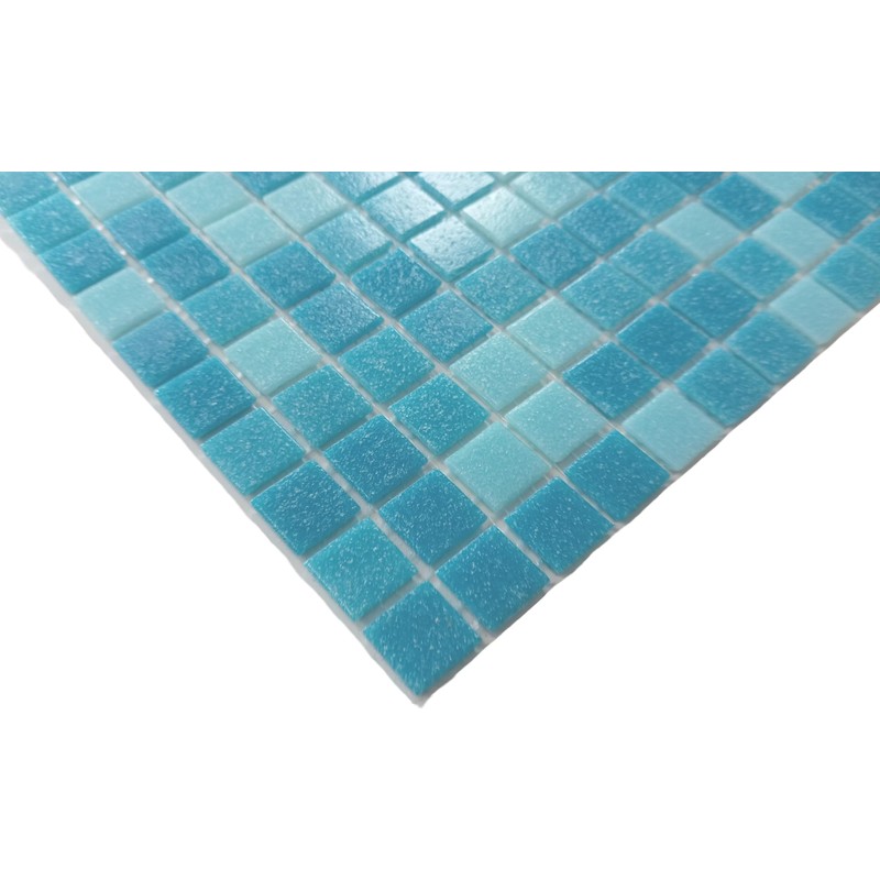 Pool Mosaic Swimming Pool Mosaic Glass Mosaic Blue Mix Front