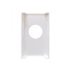 ARYEIELLSOW 2 Sets White Double Pole Line Volt Thermostat Cover