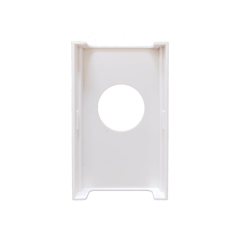 ARYEIELLSOW 2 Sets White Double Pole Line Volt Thermostat Cover