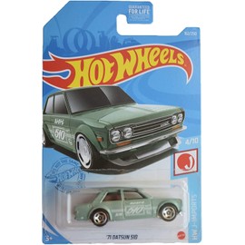 Hot Wheels '71 Datsun Bluebird 510, [Verde] 162/250 J-Imports 4/10