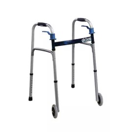 completemedical Walker Folding Trigger Release Adult with 5  Wheels  (Drive)