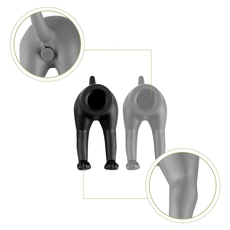 GLADFRESIT 2PCS Poop Dog Butt Toothpaste Dispenser Funny Toothpaste Squeezer