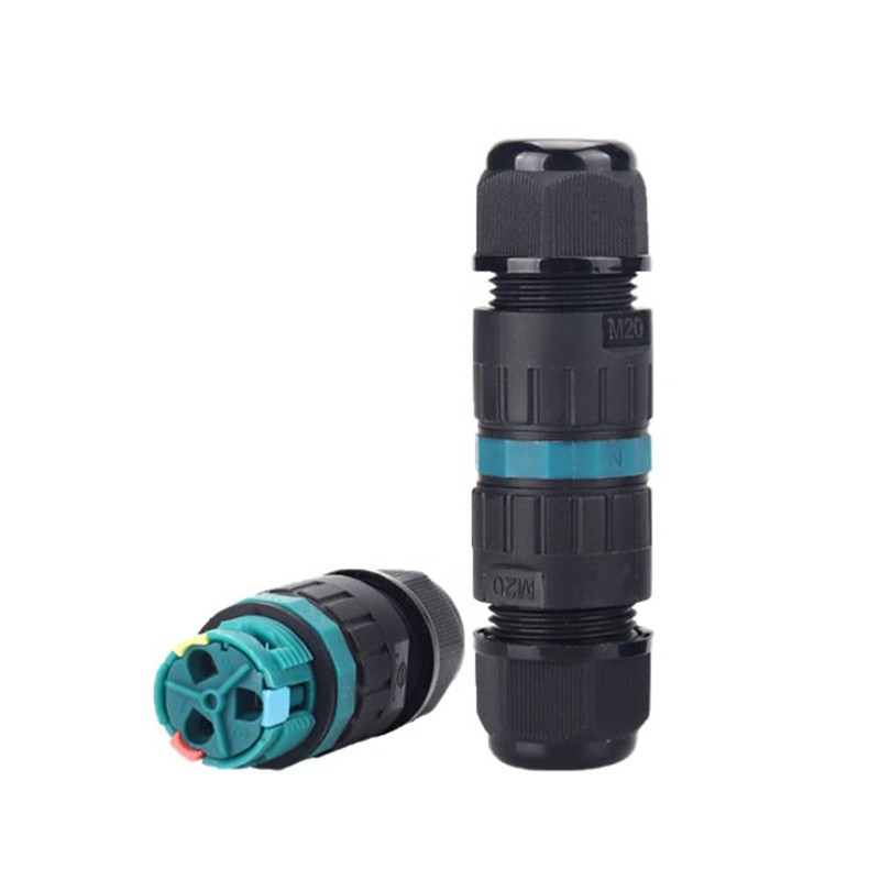 CENPEK 2 Pack Through Junction Box External Waterproof IP68 Cable