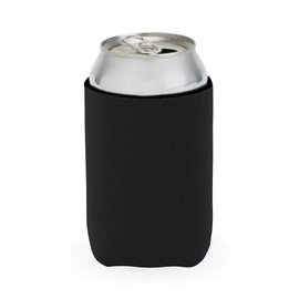 True Boozie™ Neoprene Drink Sleeve, Standard Can Cooler for Beer, Seltzer, Cocktails, Insulated Neoprene, Black, Set of 1