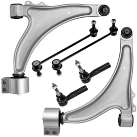 Detroit Axle - Front End Control Arms Kit for Chevy Malibu Limited Buick LaCrosse Regal, 2 Lower Control Arms w/Ball Joints 2 Sway Bar Links 2 Outer Tie Rods Replacement