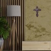 BestGiftEver Rustic Wall Cross with Horseshoe Western Design - Spiritual