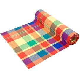 hobi Madras Table Runner 28 cm x 4 m (x1) Ref/CH544 Multi-Coloured